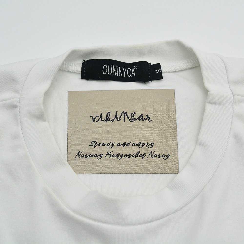 Custom High Quality Luxury Heat Transfer Clothing Label Heat Press Iron On Woven Label Patches For Clothes