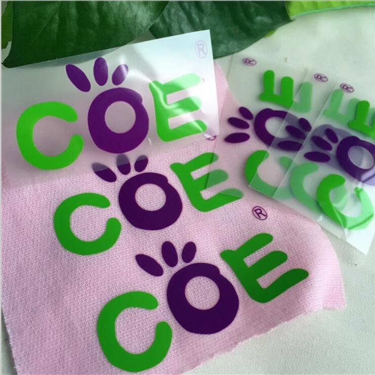 High Quality Custom New Design 3D Silicone Heat Transfer Printing Sticker for Kids Clothing