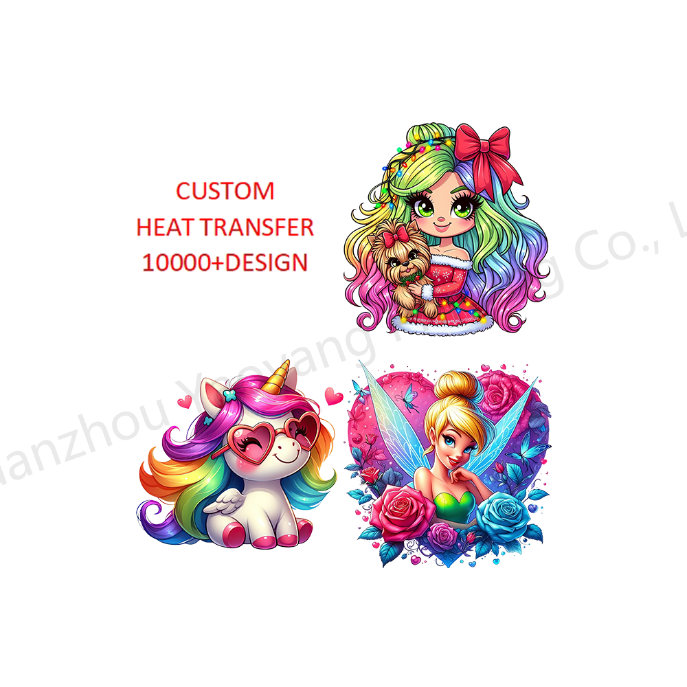 Custom Dtf Transfer Sheets Dtf Transfer Stickers for Tshirts Print Dtf Transfers Designs Ready to Press Iron on Vinyl Garment