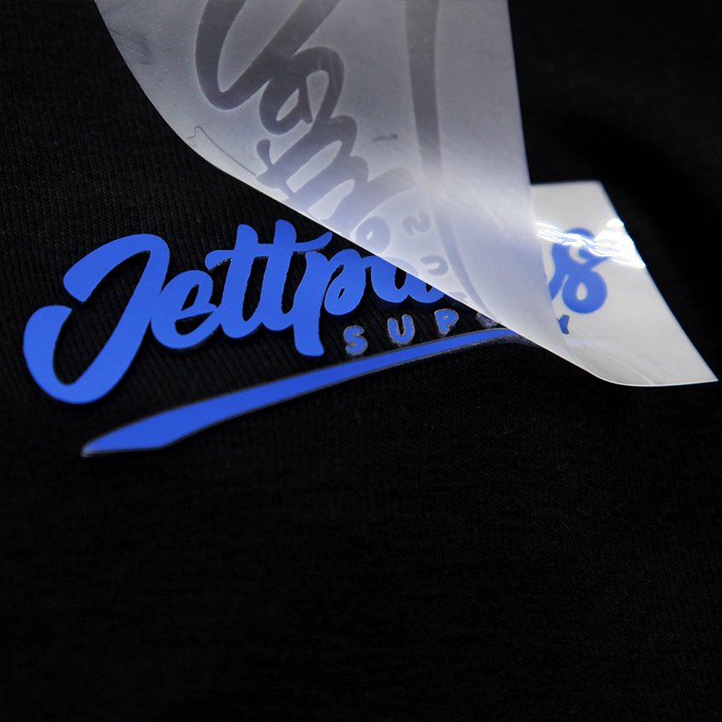 Tshirts 3D Flock Press Sticker Transfers Labels Custom Heat Printing Blank Children Name Iron On Customized Labels For Clothing