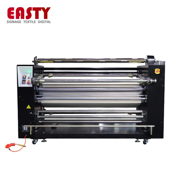 Roll to roll rotary heat transfer machine Textile garment Dye sublimation printing Oil heat press machine