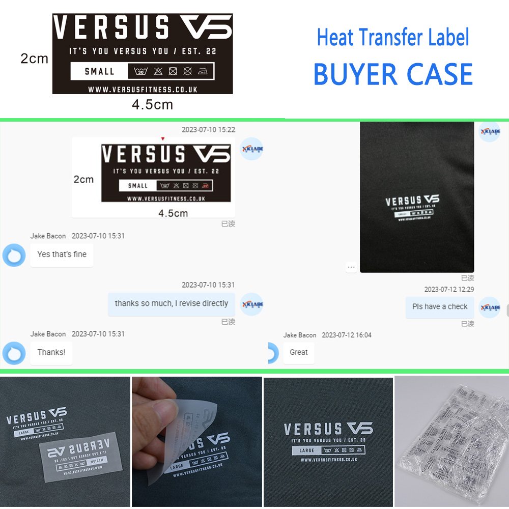 Custom Logo Sticker Neck Care Heat Transfer Press Print Clothing Designer Size Iron On Brand Garment Label For T Shirts jeans