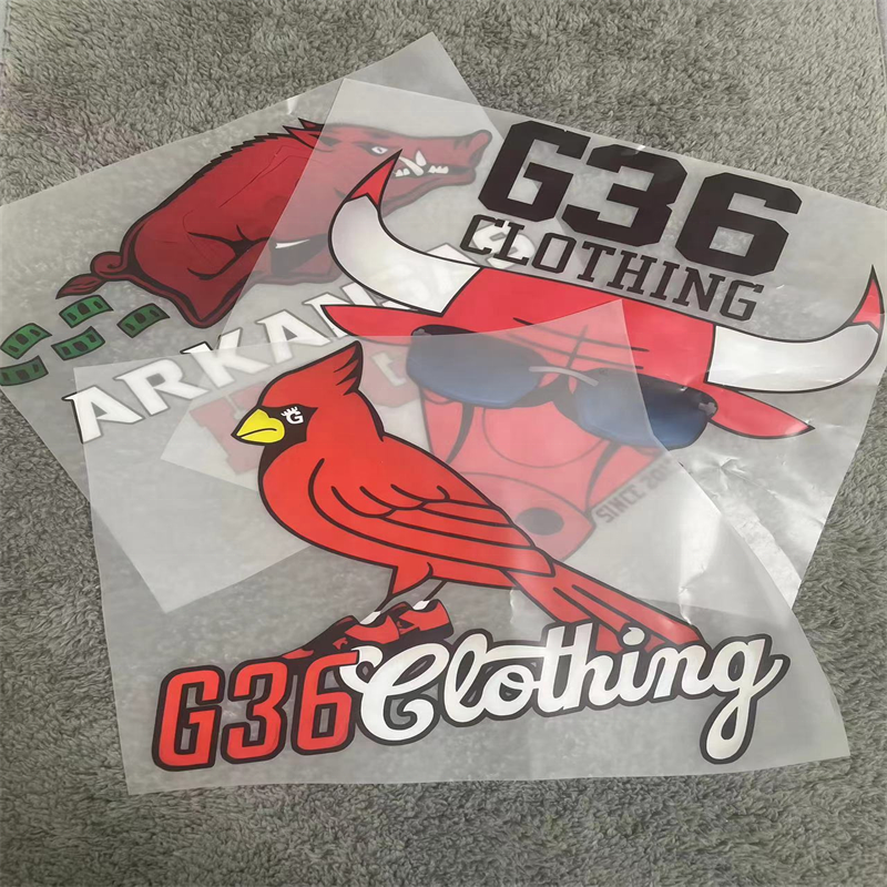 wholesale waterproof dtf transfers designs ready to press custom Transfer Printing Logo heat Transfer Designs For T-shirts
