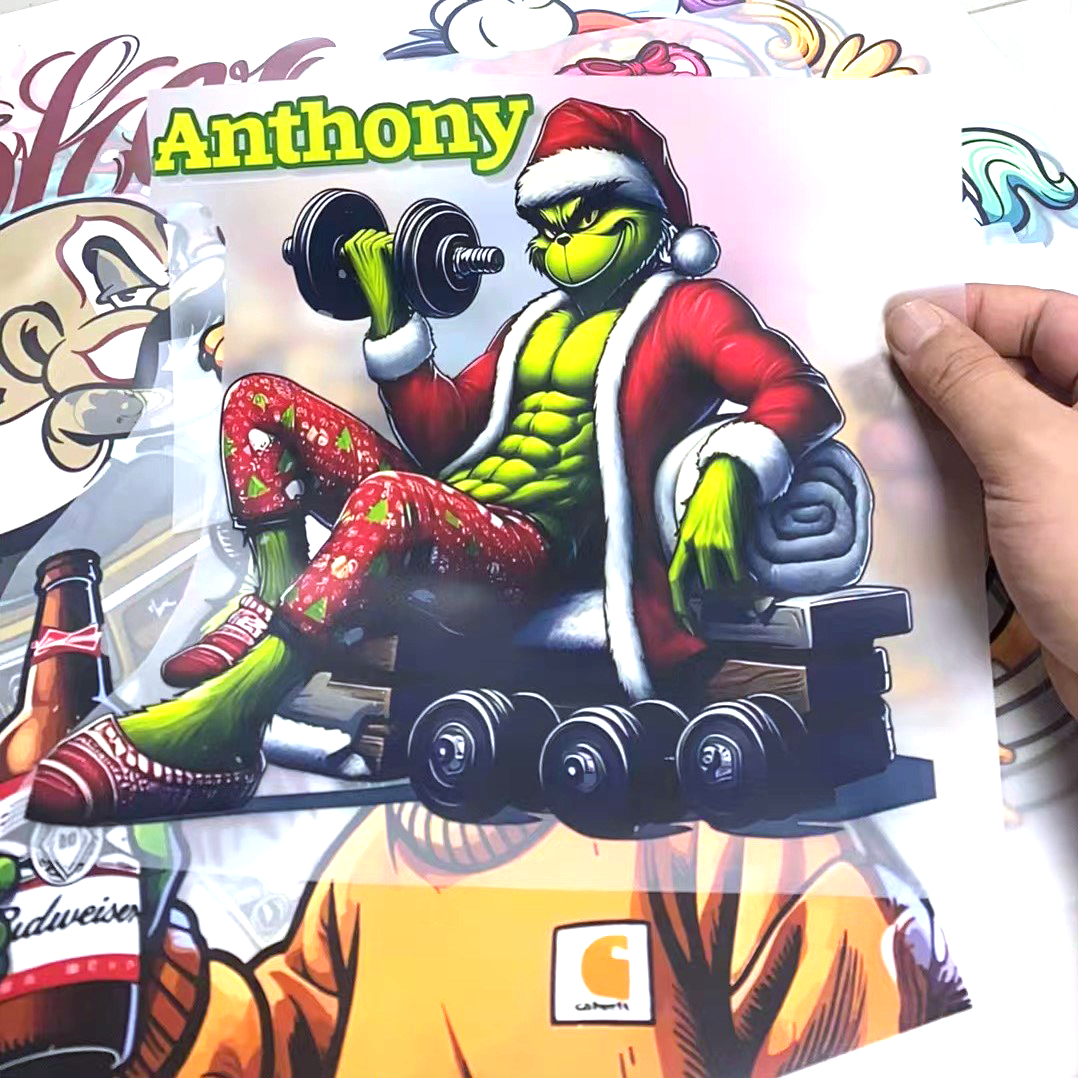 High quality heat transfer sticker Ready To Press Heat Transfer Designs heat transfer pet film for t shirt dtf printing