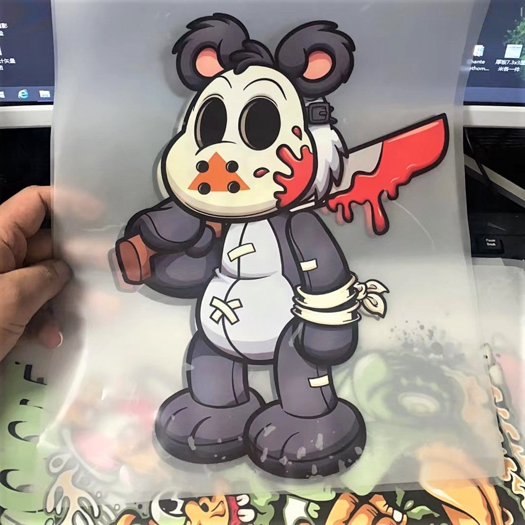 High quality heat transfer sticker Ready To Press Heat Transfer Designs heat transfer pet film for t shirt dtf printing