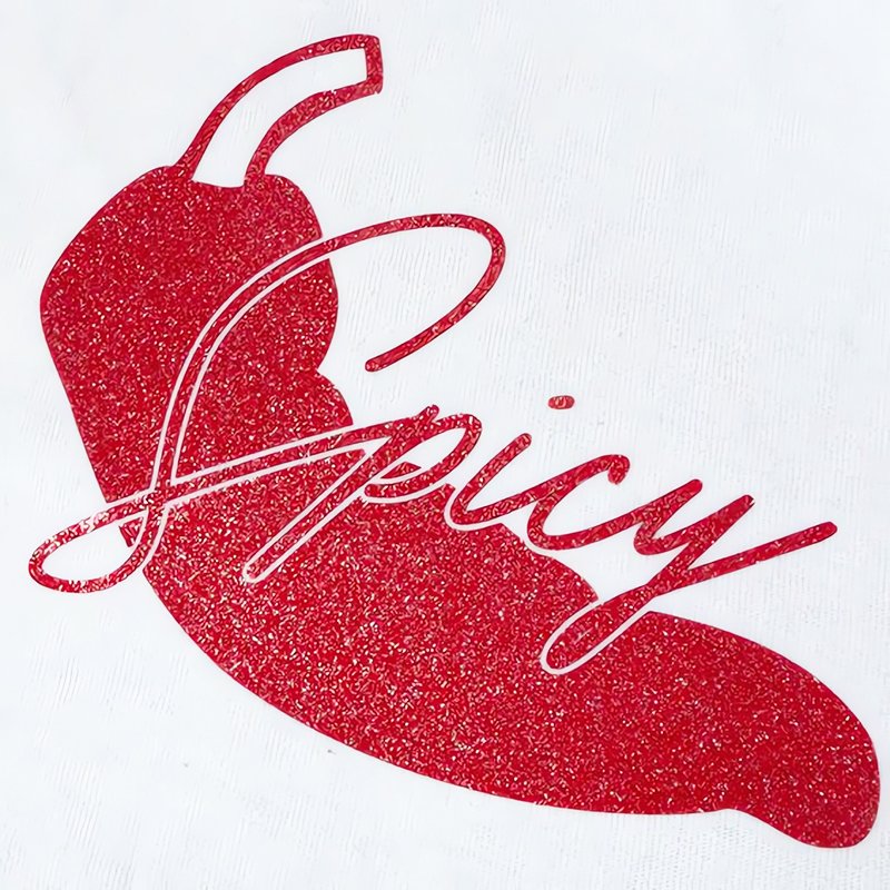 Custom Glitter Heat Transferfor T-Shirts, Metallic Sparkle DIY Iron-On Transfers Logo Printing and Personalized Clothing Design