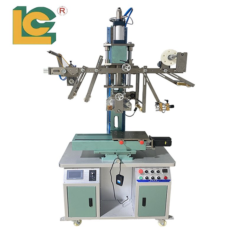 LC Brand Supply Semi-Automatic Cylinder Product Plastic Cup Heat Transfer Machine for Glass Bottle Cup