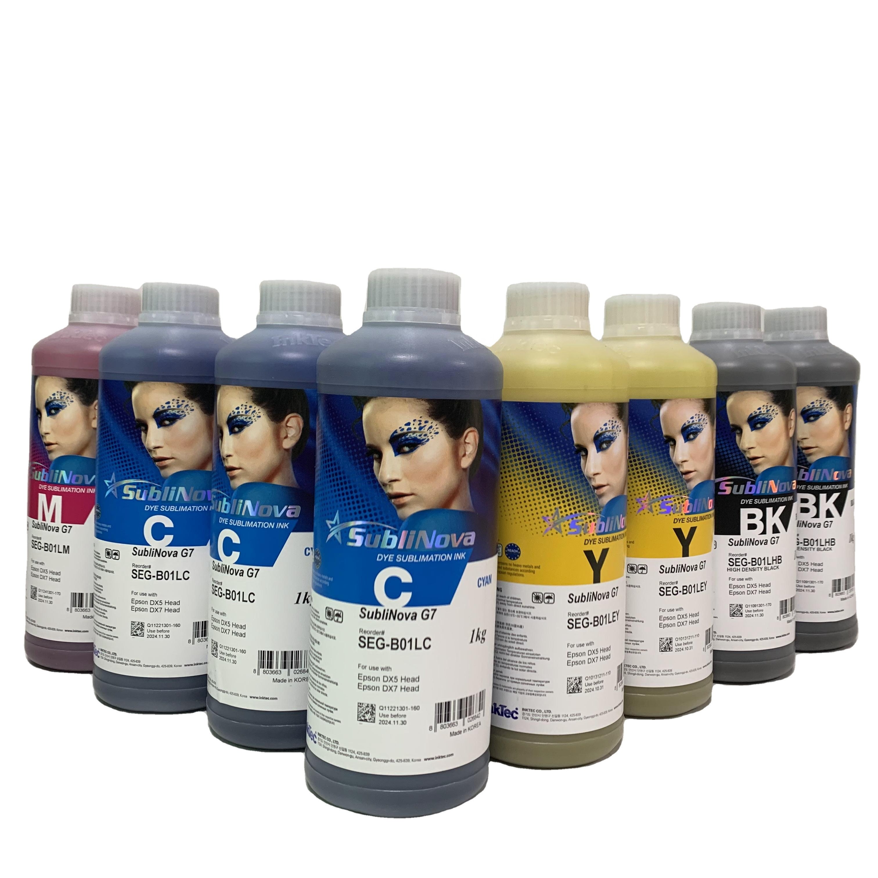 Sublinova G7 SEG 1000ml inktec sublimation ink for sublimation printer dx5 dx7 i3200 4720 5113 head mutoh 1341WR vj1604 rj900x