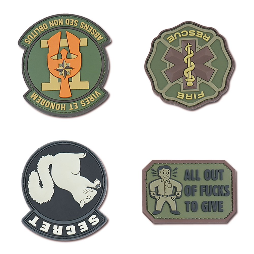 Custom Private Name Iron on Heat Transfer 3D Rubber Embossed Logo Soft PVC Silicone Patches