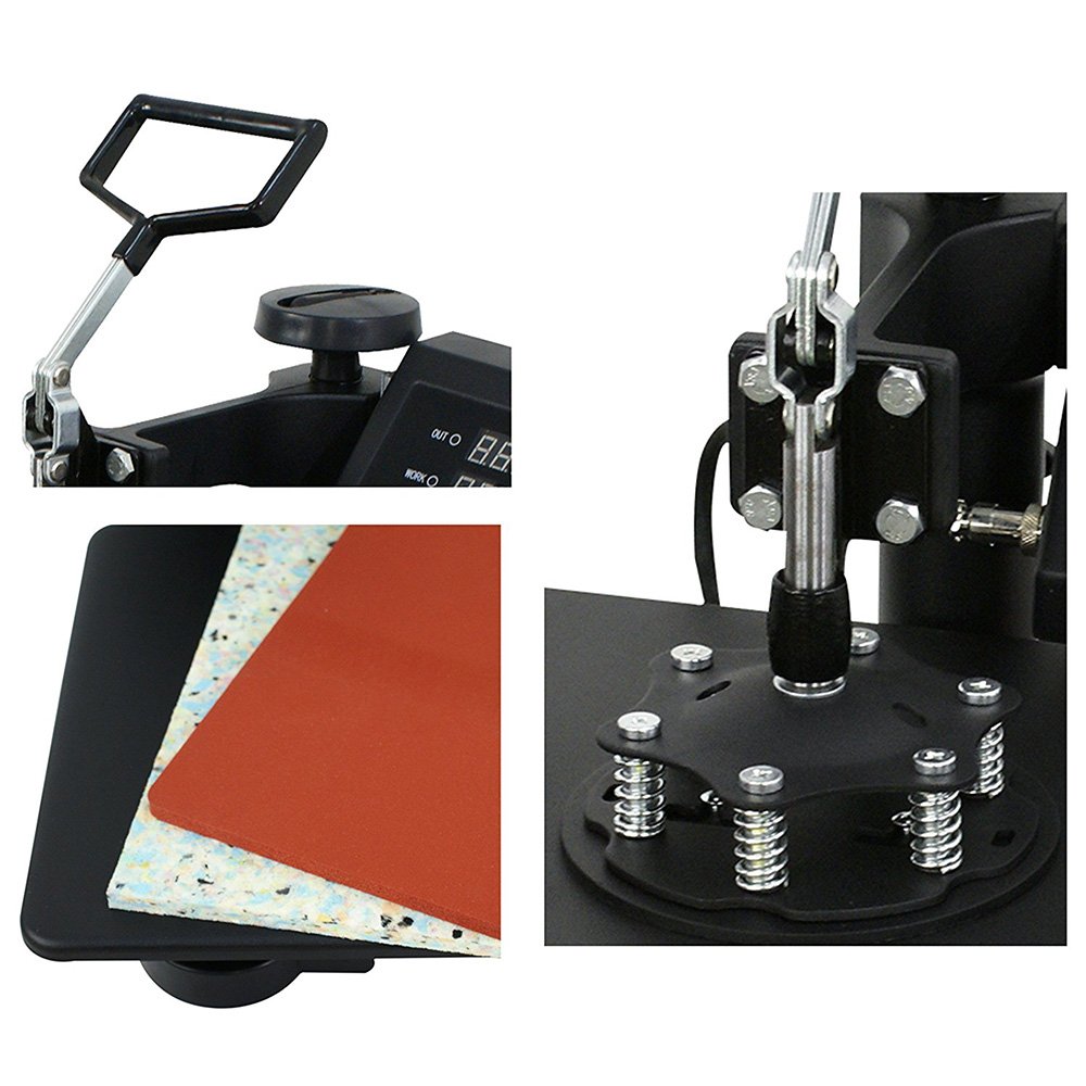 MIDA 10 in 1 Sublimation t-shirt transfer printing machines for T-Shirt Cap Mug Plate Pen heat press machine with low price