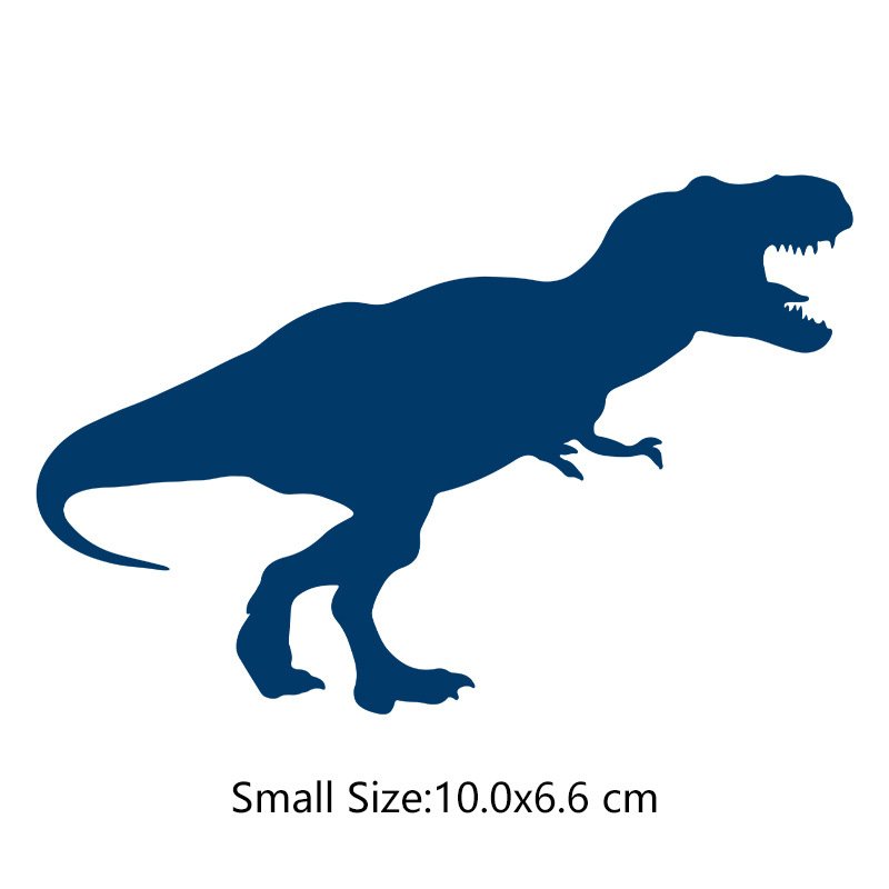 Cartoon Dinosaur Custom Vinyl Heat Transfer Printing Stickers Personalized Motif Decals Clothing Labels Designer Heat Labels
