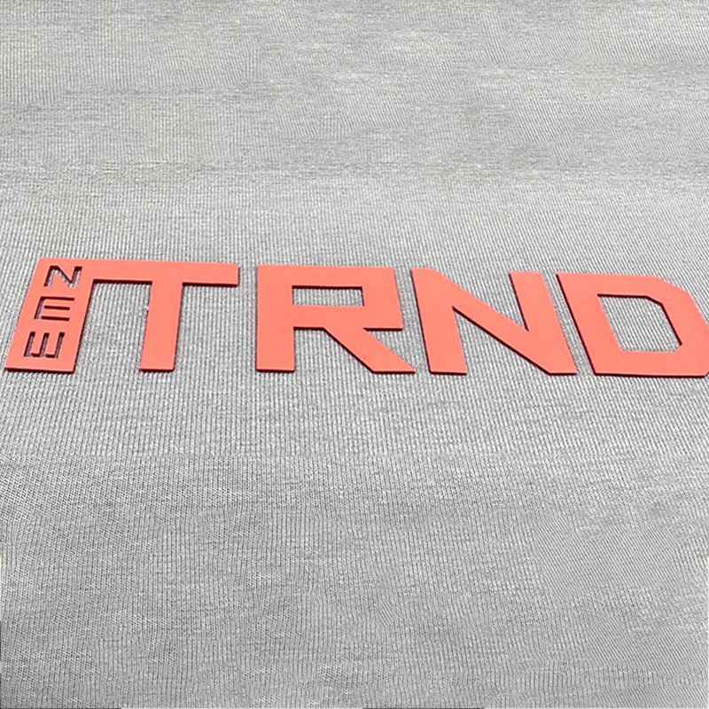 3D Silicone PVC Patches Rubber Labels Clothing Designer Logo Clothes Patch Iron On Heat Transfer Garment Label Custom