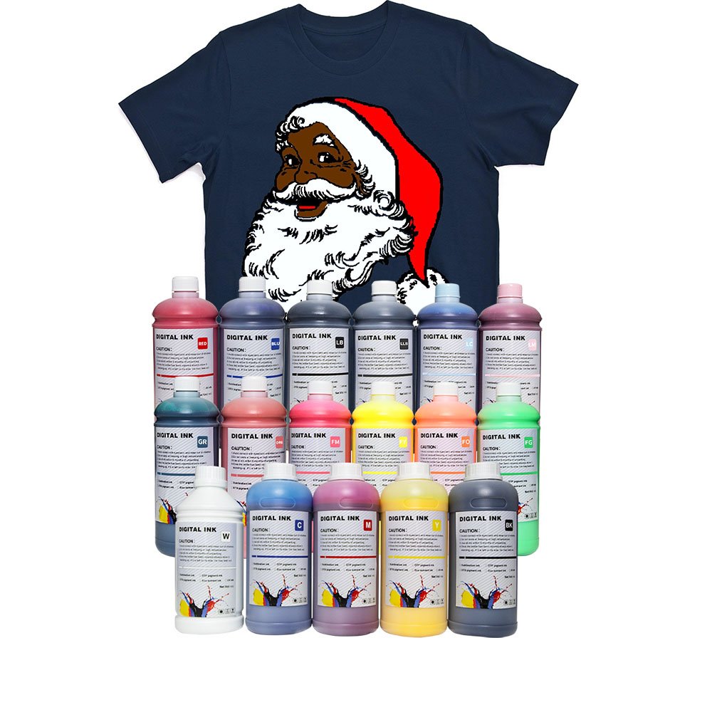 DTF Ink Heat Transfer Pet Film Ink 1000ml Printing Ink For P600 P800 Dx5 4720 I3200 L1800 1390 5113 XP600 Textile Printing