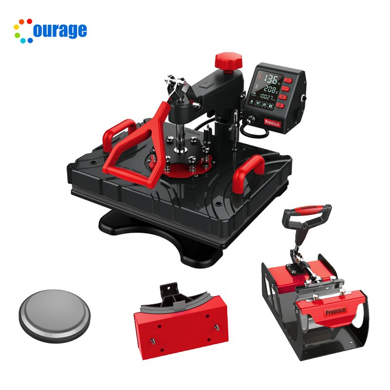 New Multi-function Sublimation Printing 5 in 1 Heat Press Machine Transfer P8100