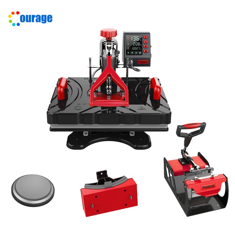 New Multi-function Sublimation Printing 5 in 1 Heat Press Machine Transfer P8100