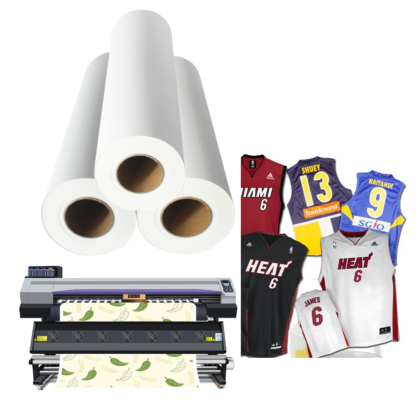 Inktime High Quality heat transfer paper for inkjet printers Sublimation Machine Roll Heat Press Transfer Printing Machine