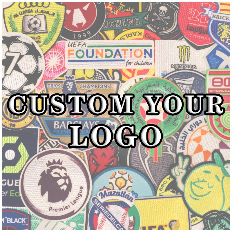 Custom Champions League Tatami Patch Badges Heat Transfer Sports Football Team Club Jersey LOGO Soccer Ball 3d Flock Patch