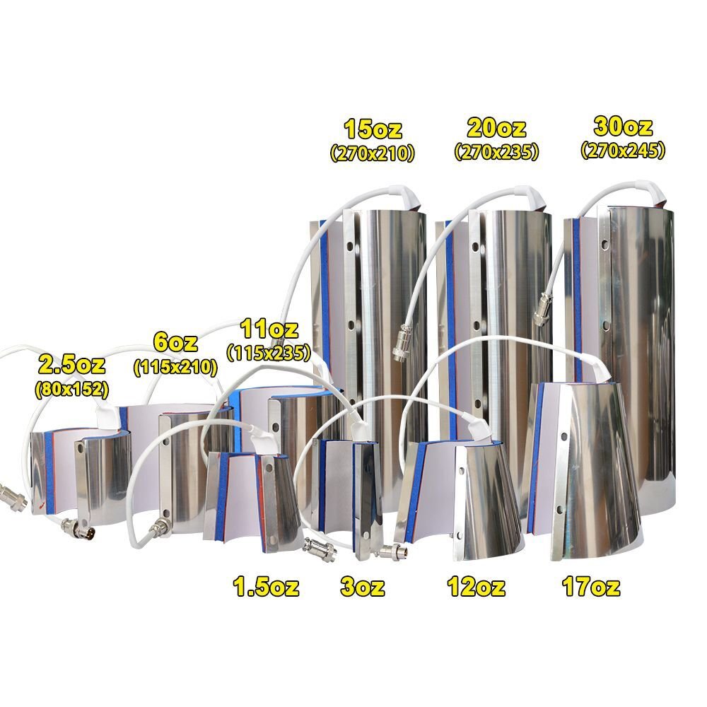 Hot New 20OZ 30OZ Automatic Metal Tumbler Cup Mug Heat Transfer Maker Plate Heat Press Machines for Transfer Printing