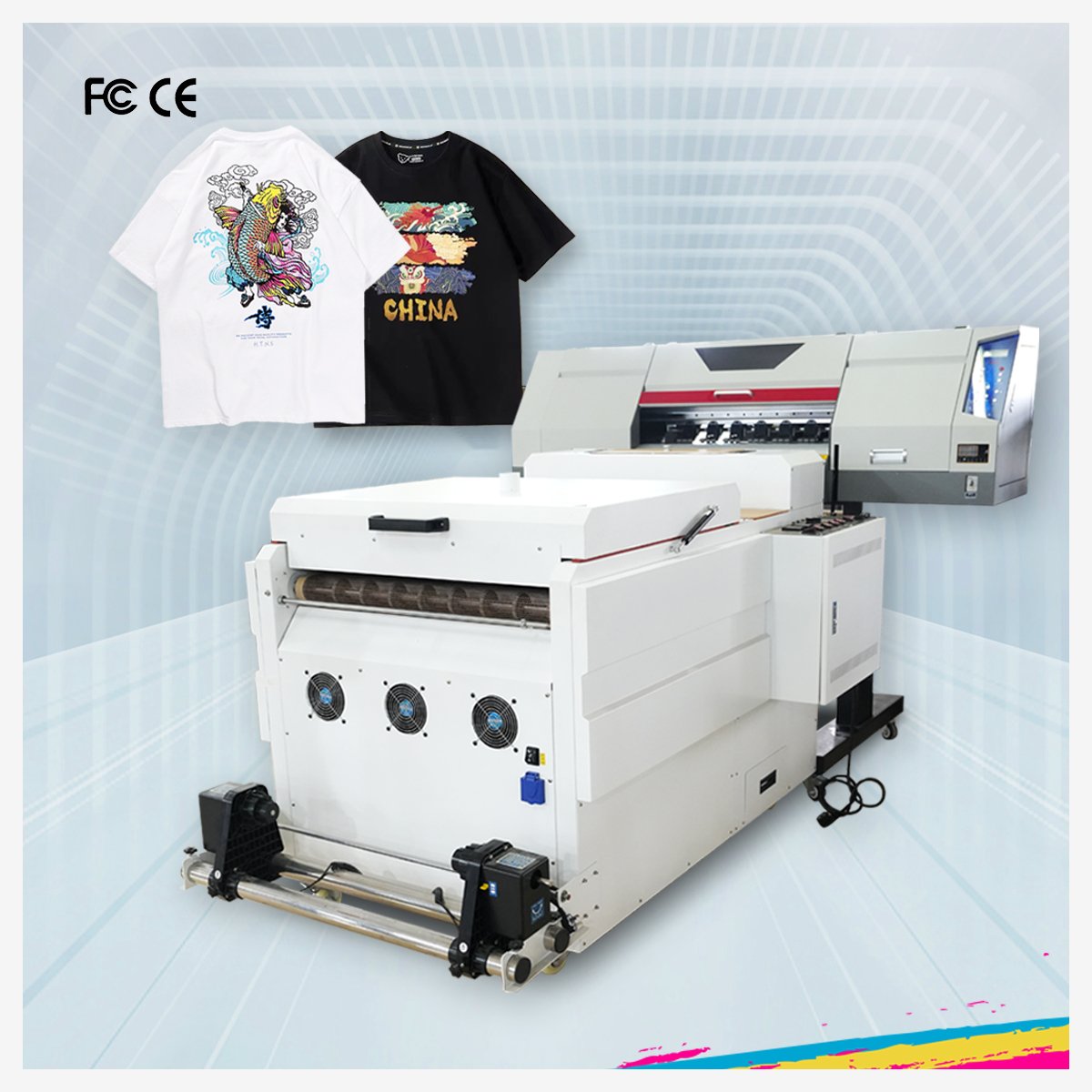 60cm uv imprimante dtf i3200 printer cup wraps printer a3 dtf sticker for t-shirts printing machine