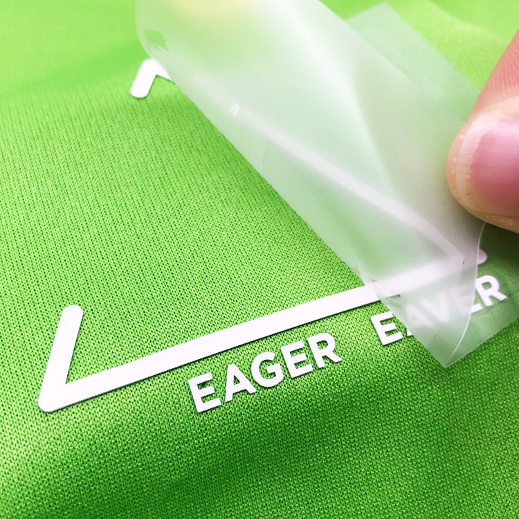 High Quality Embossed Logo 3D Silicone Heat Transfer Printing Label for T-Shirt