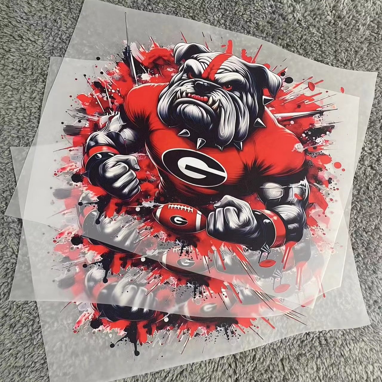 wholesale NFL Dtf Transfer designs ready to press transfer stickers Plastisol Screen Transfer Print for Clothing