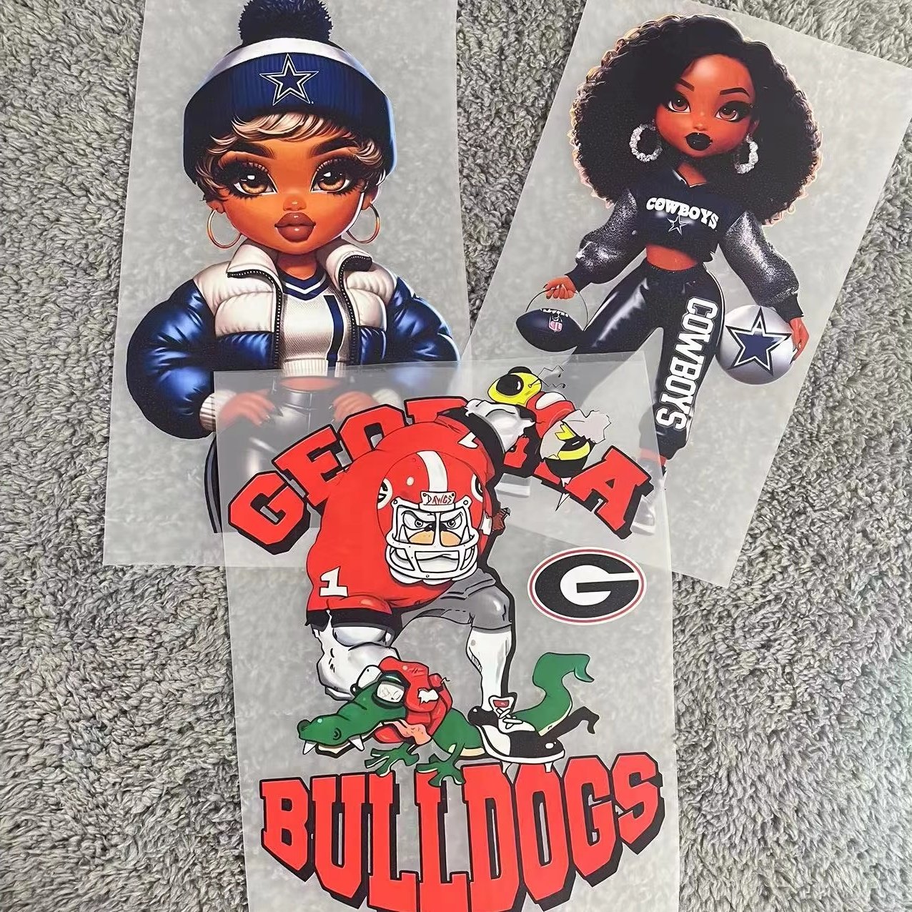 wholesale NFL Dtf Transfer designs ready to press transfer stickers Plastisol Screen Transfer Print for Clothing