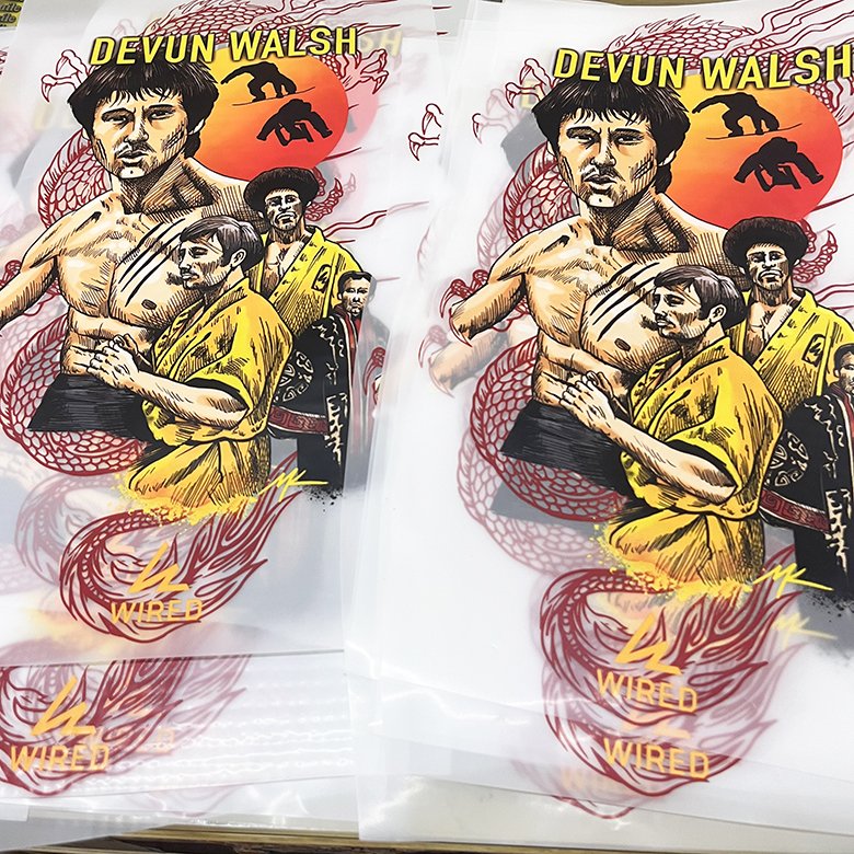 wholesale designer dtf thermal fabric letters iron on heat transfers printing label vinyl wholesale custom for shirts halloween