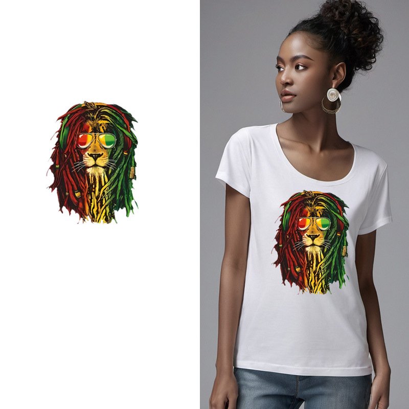 Good Quality Brand Sticker Printing Customized Transfer Printing Dtf Screen Printing T-Shirt DTF Thermal Transfer Sticker