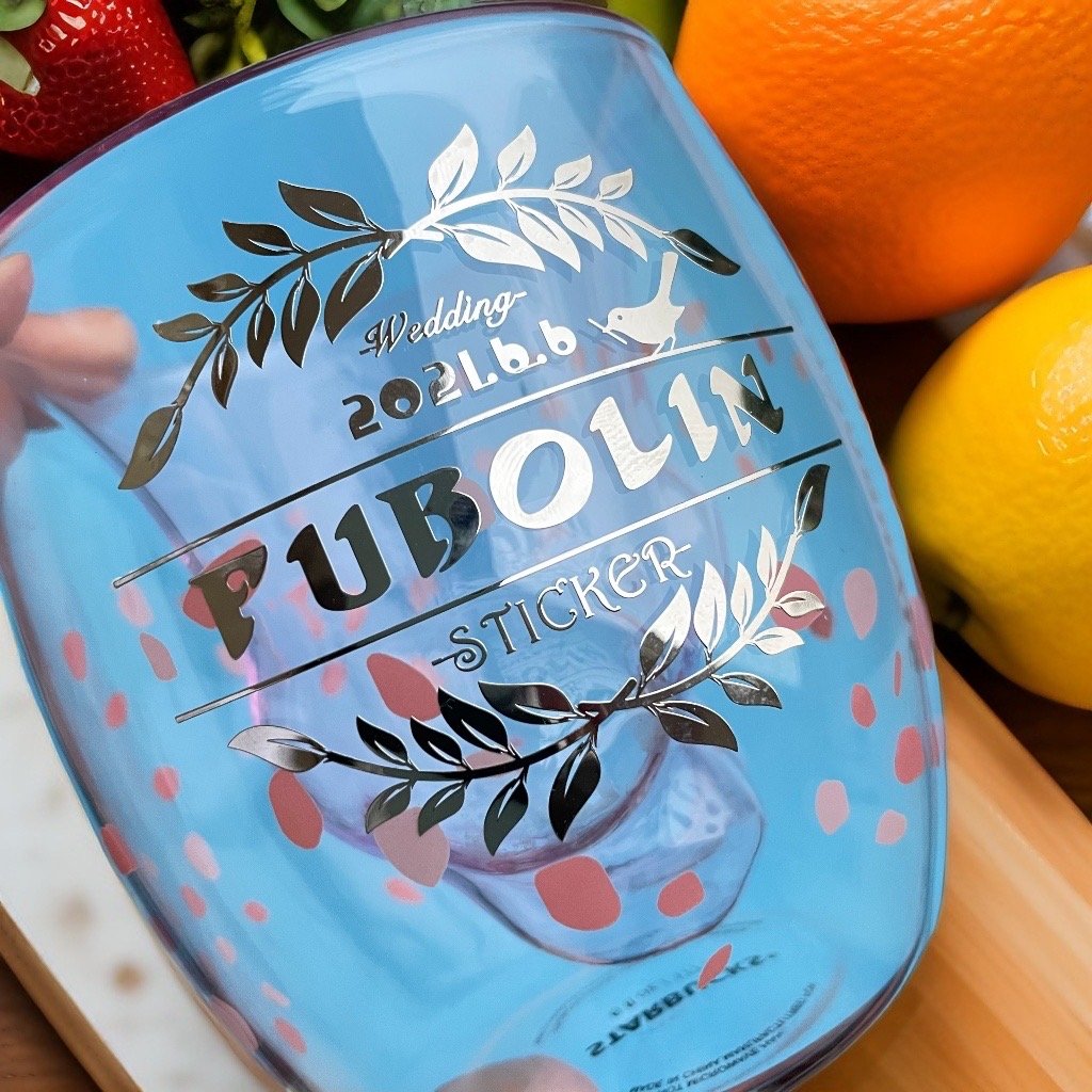 Customized Logo 3D Metal Label Washable Transfer Printing Sticker with Tear Film for Gift Box and Metal Label Packaging