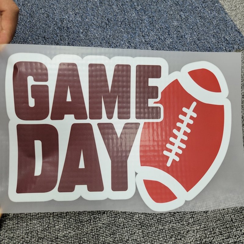 Game Day DTF Transfer Iron on Sports Heat Press Vinyl Transfer for Clothes