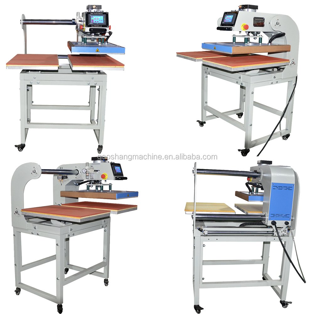 Automatic Pneumatic Double Digital T-shirt Printing Heat Press machines 38*38cm
