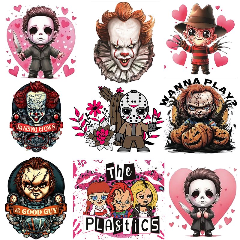 Wholesale High Quality Heat Transfer logo Durable Vinyl Stickers Labels DTF Heat Transfer Design T-Shirt Transfer Printing