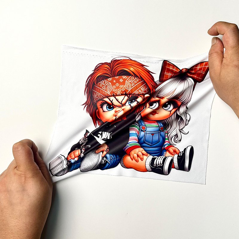 Wholesale High Quality Heat Transfer logo Durable Vinyl Stickers Labels DTF Heat Transfer Design T-Shirt Transfer Printing