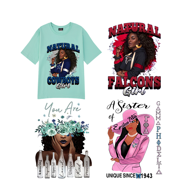 High quality custom heat transfer vinyl for all types of clothing label printing Dtf transfer heat transfer printing