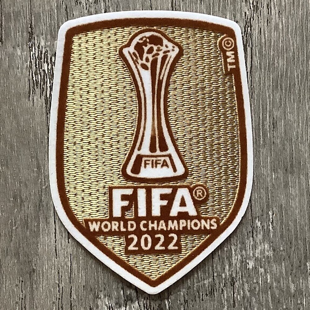 Custom Flock Patch Tatami Fabric Heat Transfer Printing 3d Flocking Patch Conmebol Copa America Winner Jersey Patches