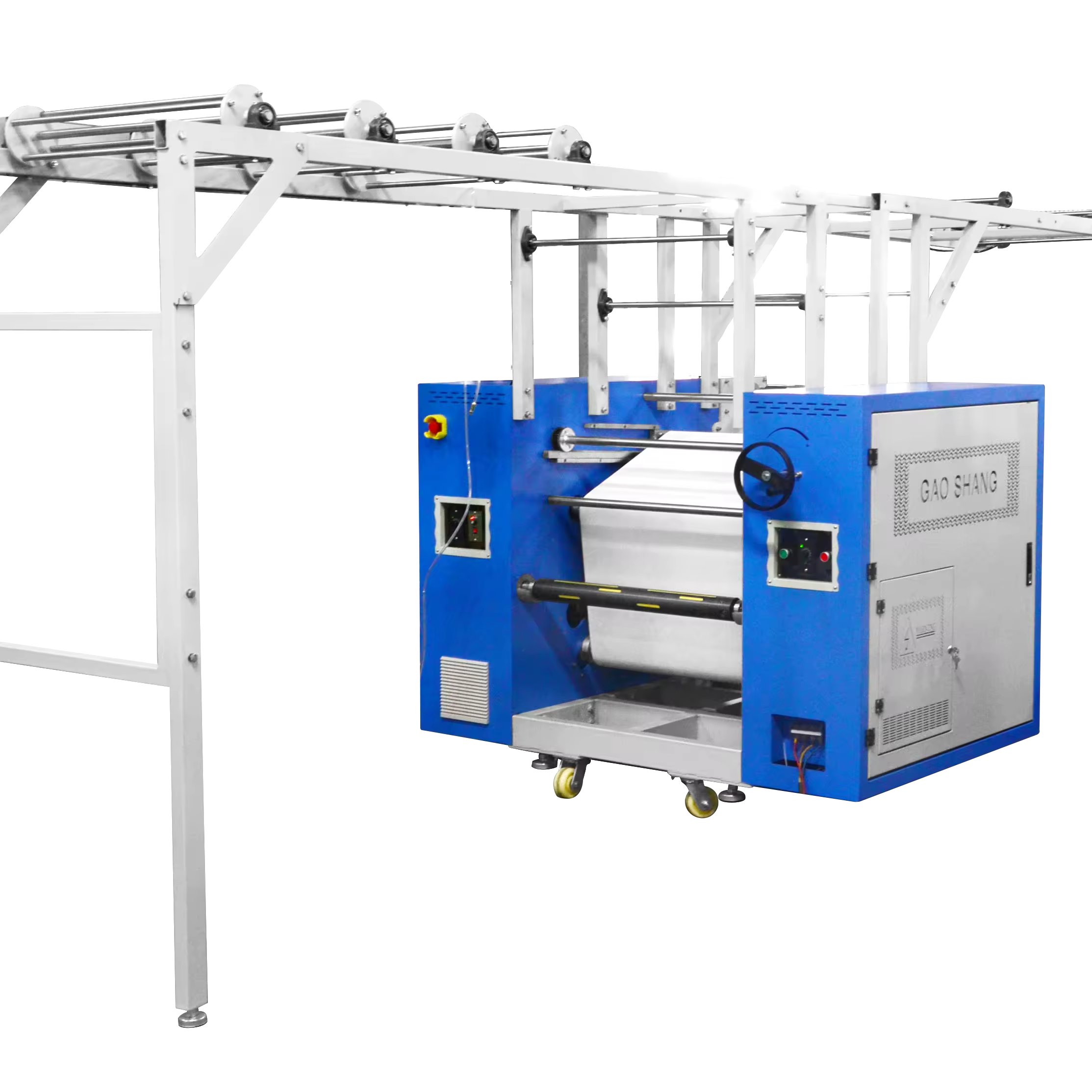 Multi-functional webbing nylon polyester ribbon roller rotary sublimation transfer printing lanyard heat press machine