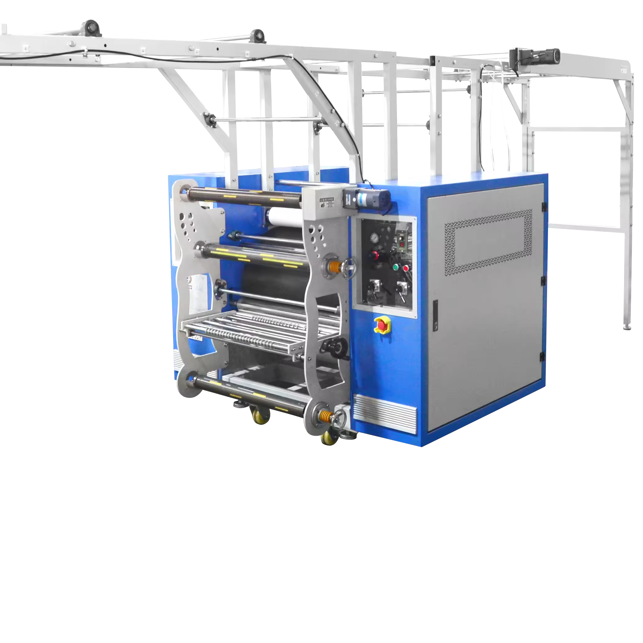 Multi-functional webbing nylon polyester ribbon roller rotary sublimation transfer printing lanyard heat press machine