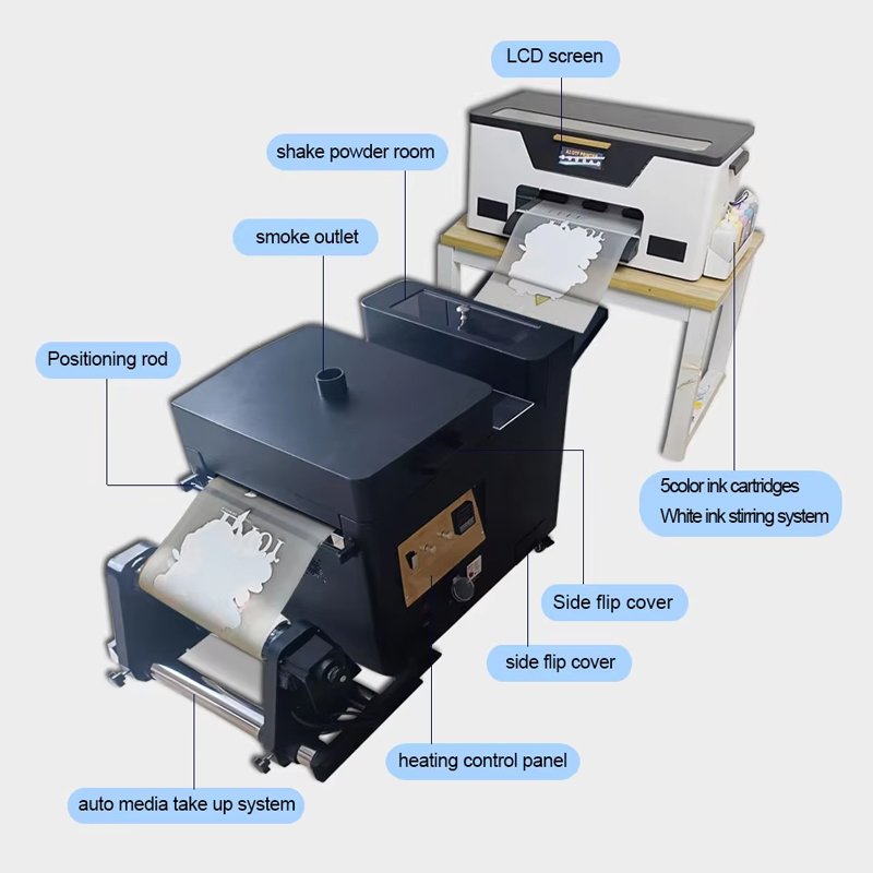 Xp600 Dtf Printer A3 Directly To Film Transfer Print Heat Transfer Dtf Printers