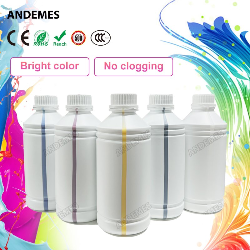 New product DTF printer ink Heat Transfer Textile Printing 1000ML CMYK White printing dtf ink