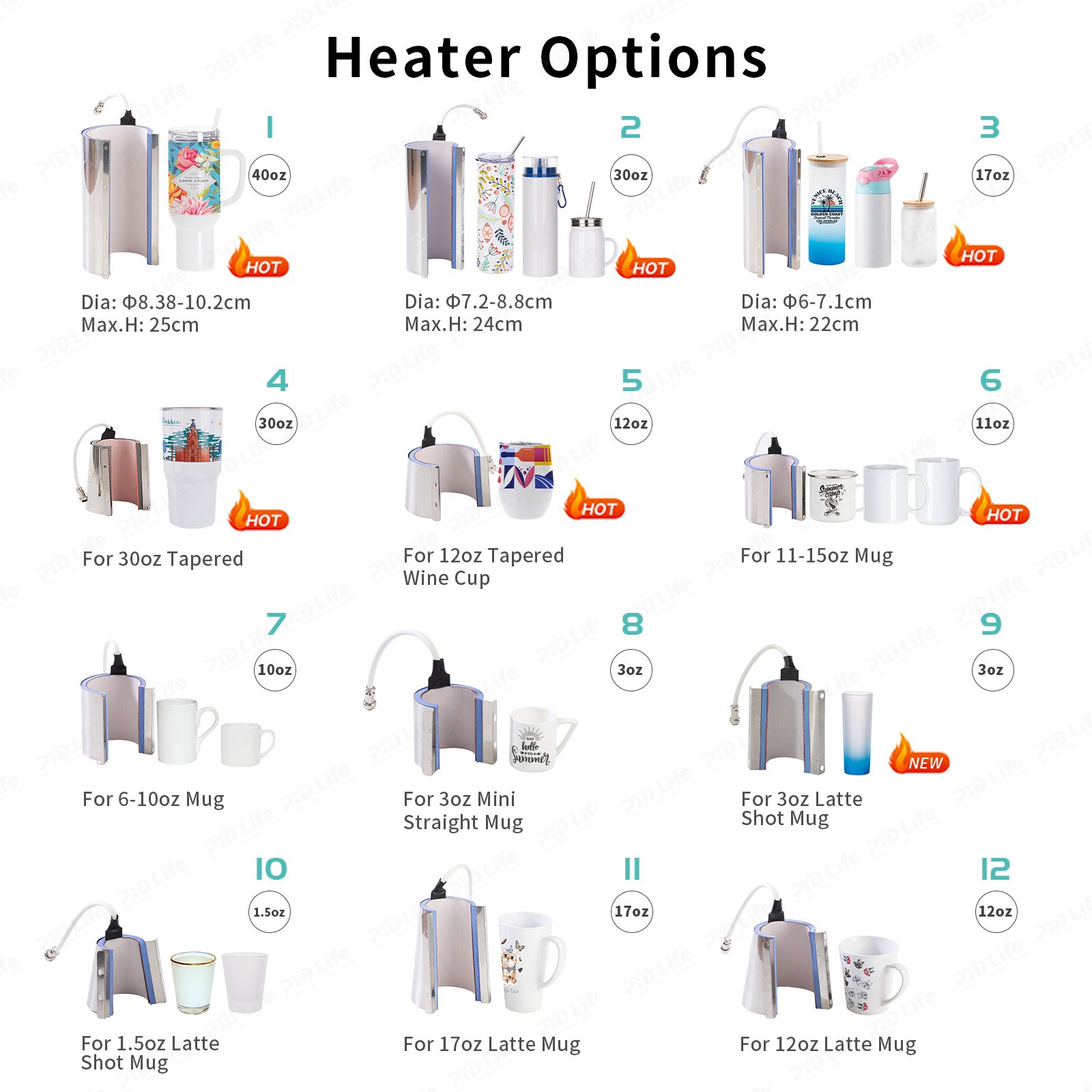 Custom Double Station 40 oz Tumbler Press Machine with Logo Sublimation Dual Heat Transfer Printing Tumbler Press