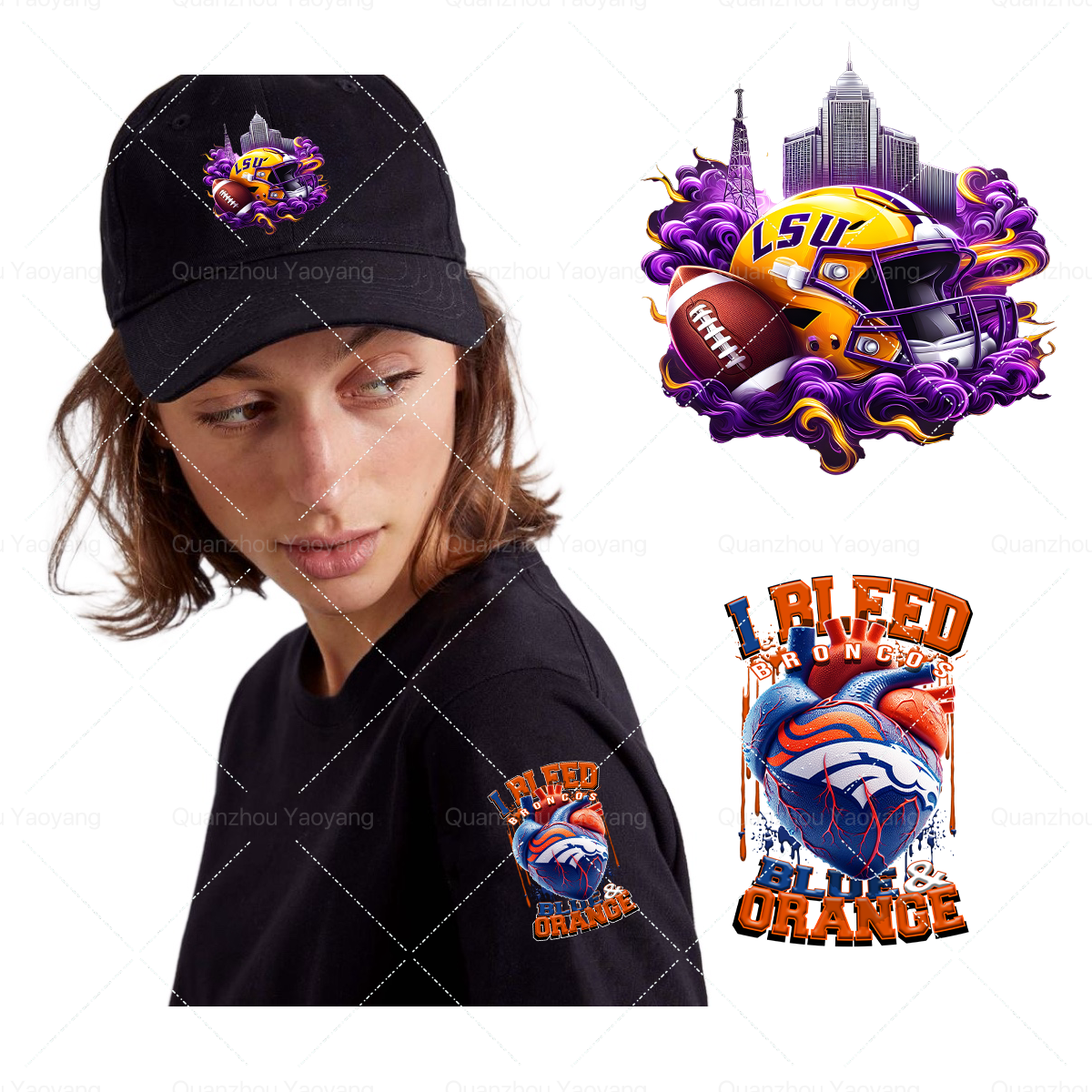 Sport Player Ironing Patches for Clothing DIY Sweatshirt Hoodies Decor Heat Transfers Patch Transfer Printing For Plastic