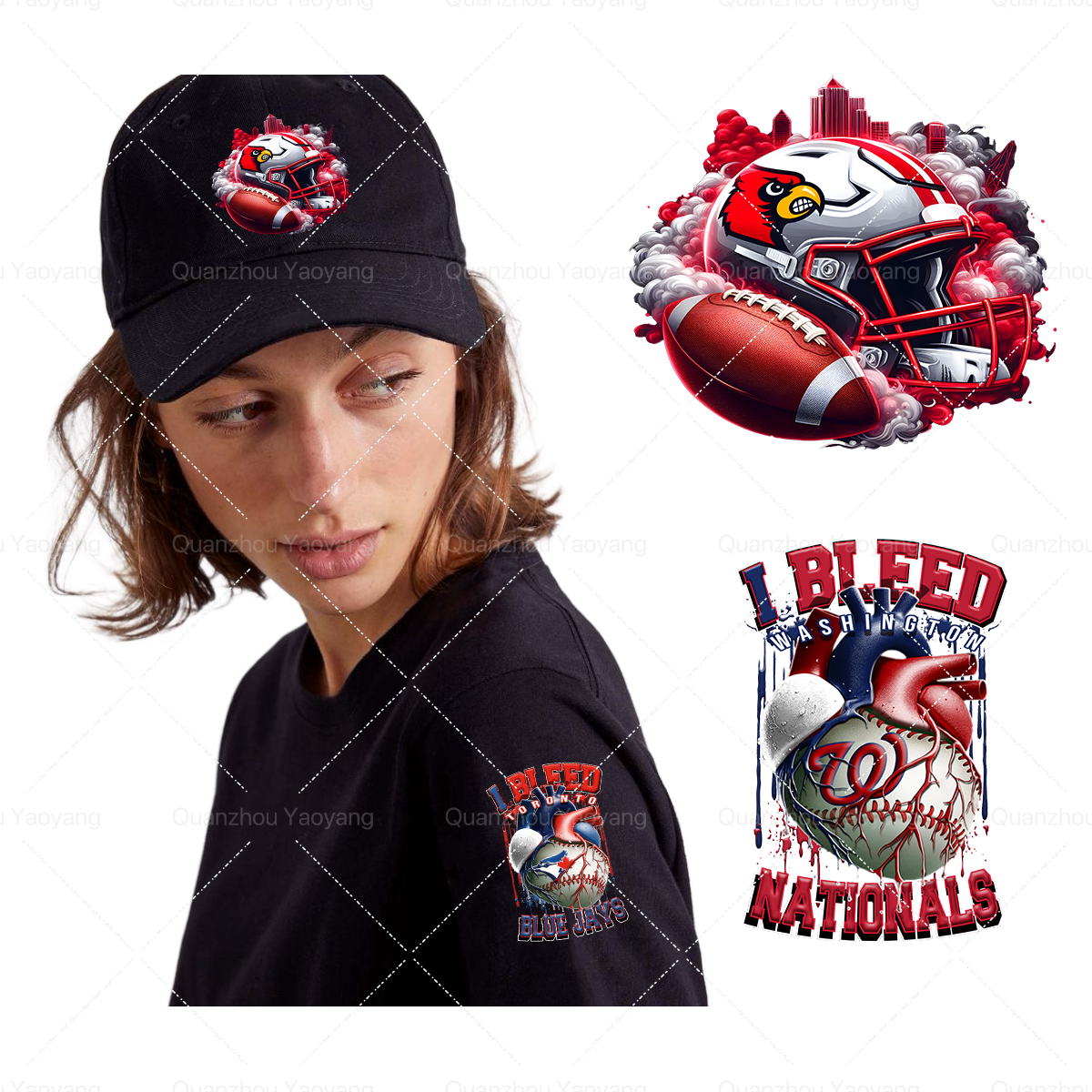 Sport Player Ironing Patches for Clothing DIY Sweatshirt Hoodies Decor Heat Transfers Patch Transfer Printing For Plastic