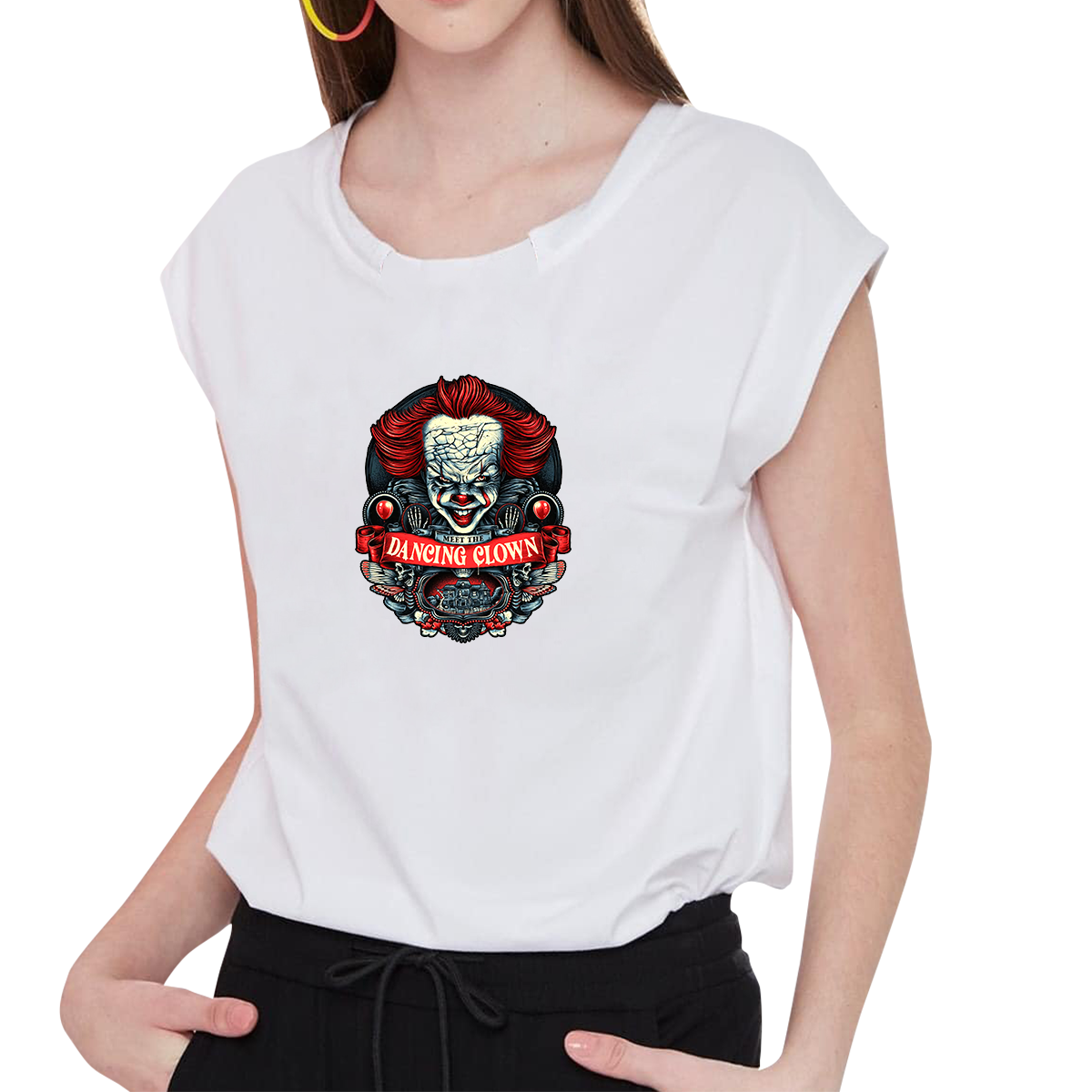 Halloween elements Heat Transfer Vinyl Designs For T-shirts heat Press Sticker dtf Heat Transfer for t-shirts