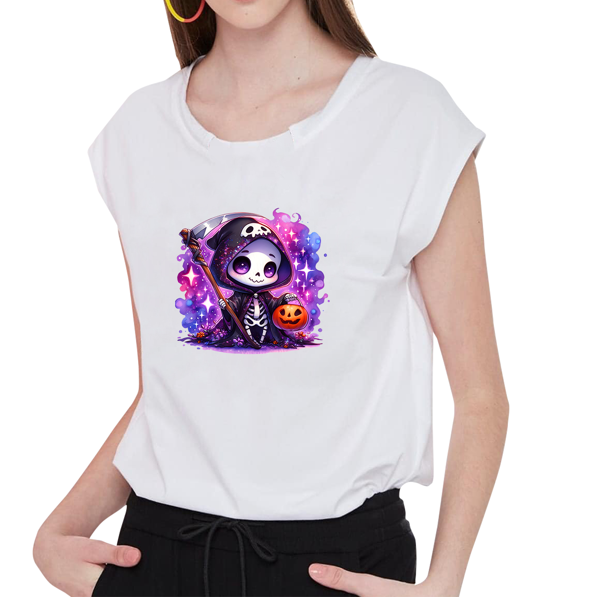 Halloween elements Heat Transfer Vinyl Designs For T-shirts heat Press Sticker dtf Heat Transfer for t-shirts