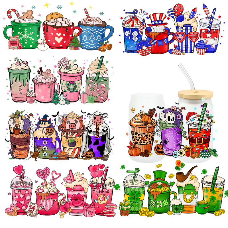 Dtf Transfer Uv Dtf Sticker Uv Dtf Cup Packaging Transfer