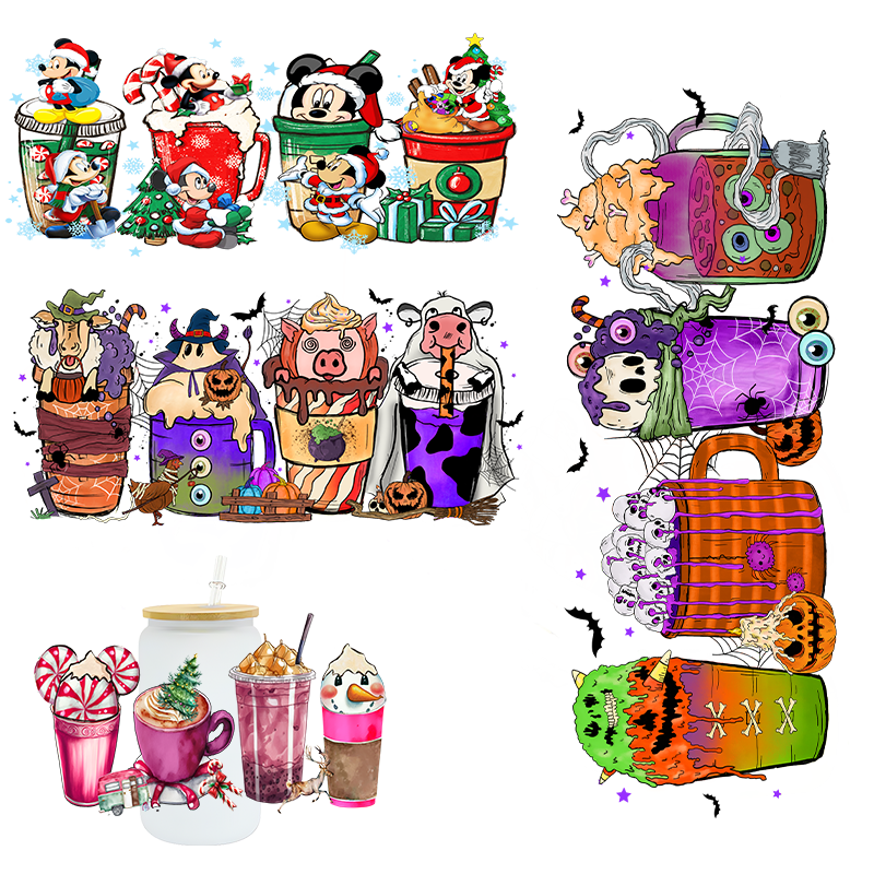 Dtf Transfer Uv Dtf Sticker Uv Dtf Cup Packaging Transfer