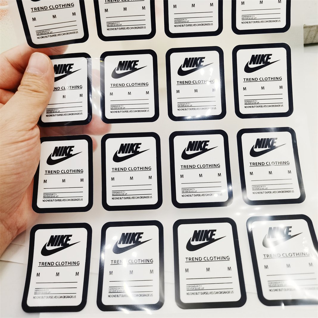 T-shirt Heat transfer printing Neck Label Heat transfer Size Labels For Clothing