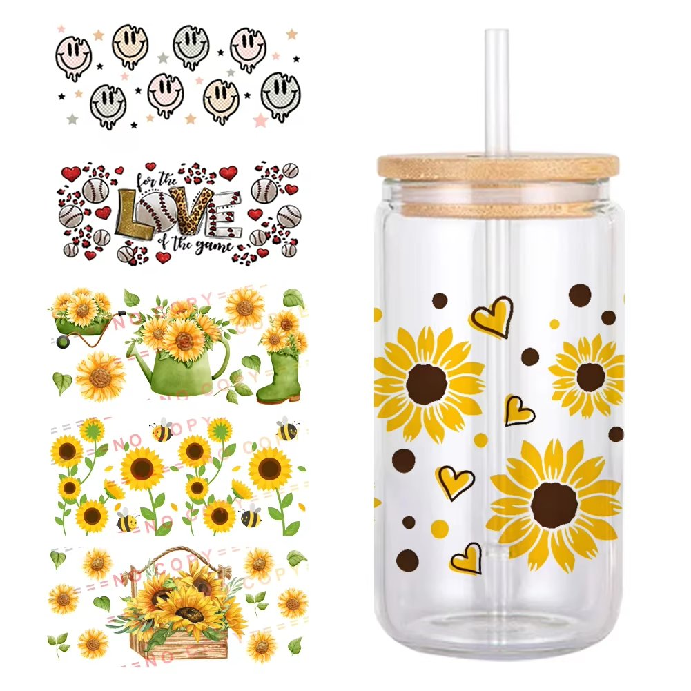 Wholesale Custom High Quality UVDTF Water Transfer Printing Stickers Waterproof Washable Heat Transfer DTF Transfer