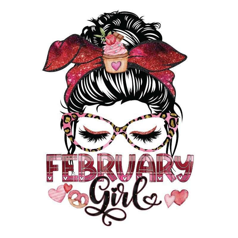 It's the self love for me black woman Valentine's Day afro woman DTF transfer Print