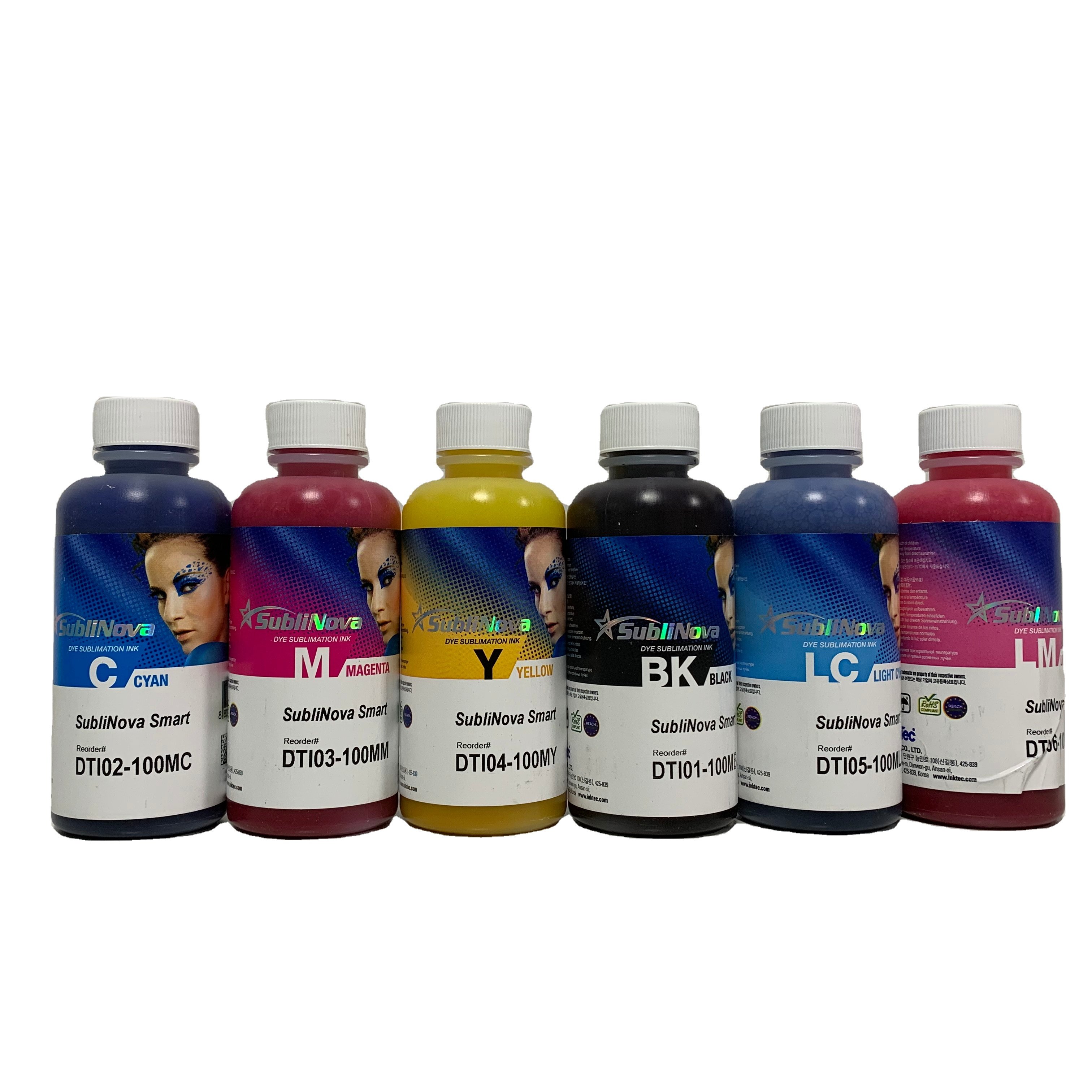 sublinova dti High concentration Brilliant color Smoothly printing refill Dye Sublimation Ink tinta inktec for inkjet printer